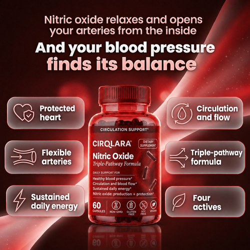 Cirqlara Triple-Pathway Nitric Oxide, Reactivate Your Natural Circulation