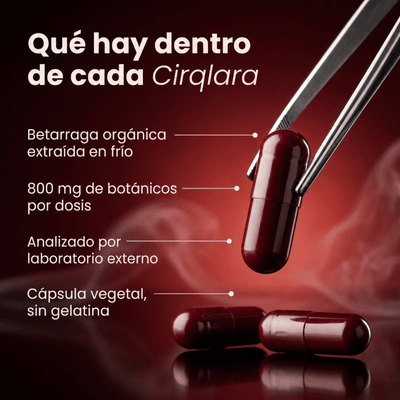 Cirqlara Óxido Nítrico Triple Vía, Reactiva tu Circulación Natural