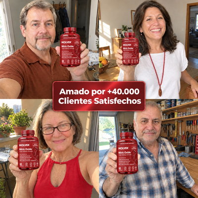 Molvek Óxido Nítrico Triple Vía, Reactiva tu Circulación Natural
